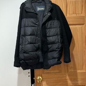 Good condition men’s black jacket, medium